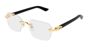Cartier CT0623O Eyeglasses - Gold / Transparent (001)