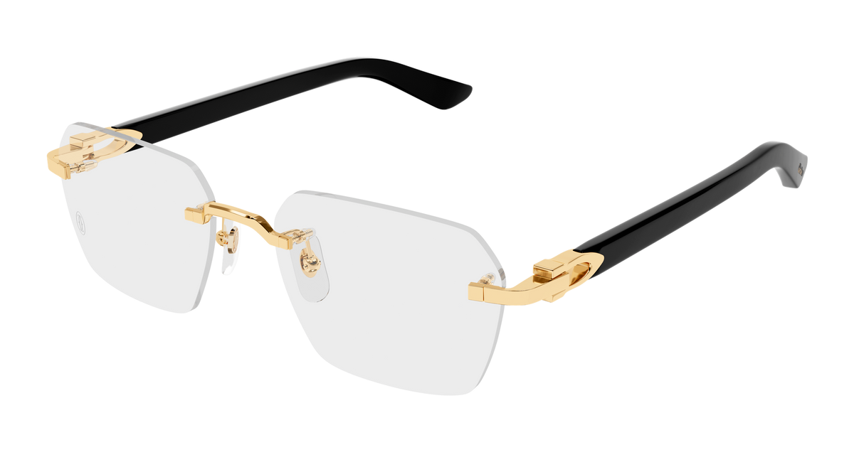 Cartier CT0623O Eyeglasses - Gold / Transparent (001)