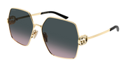 Gucci GG2163S Sunglasses - Gold / Grey (002)