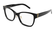 Saint Laurent SL M158/F Eyeglasses - Black / Transparent (001)