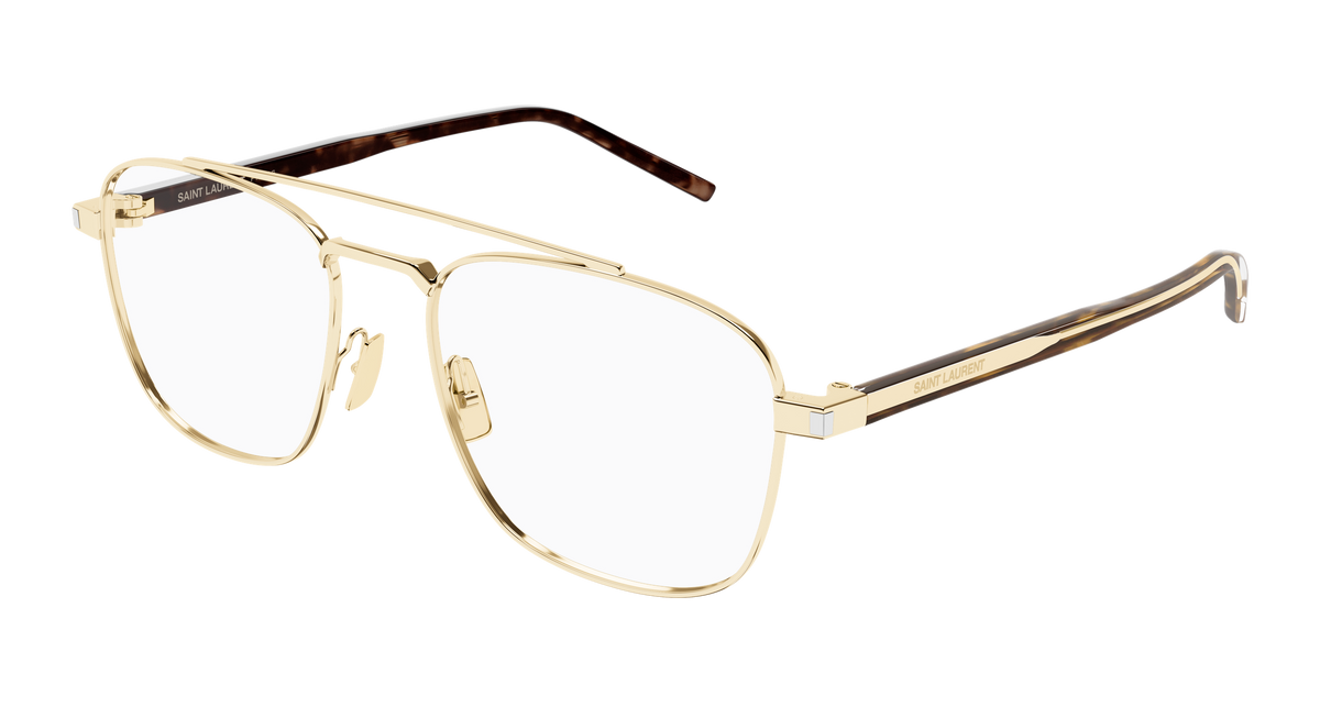 Saint Laurent SL 665 OPT Eyeglasses - Gold / Transparent (003)