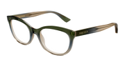 Alexander McQueen AM0569O Eyeglasses - Green / Transparent (006)