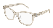 Saint Laurent SL M158/F Eyeglasses - Beige / Transparent (004)