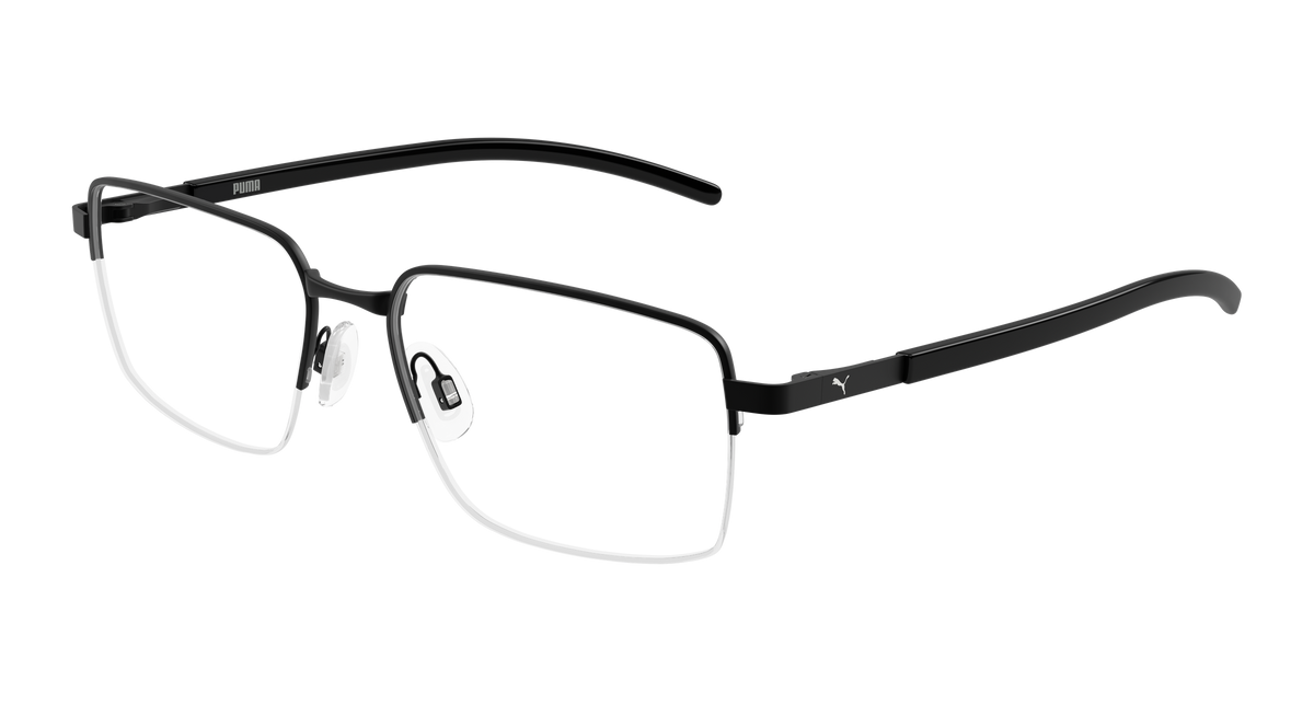 Puma PU0538O Eyeglasses - Black / Transparent (010)