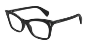 Alexander McQueen AM0552O Eyeglasses - Black / Transparent (001)