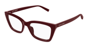 Saint Laurent SL 911 Eyeglasses - Burgundy / Transparent (003)
