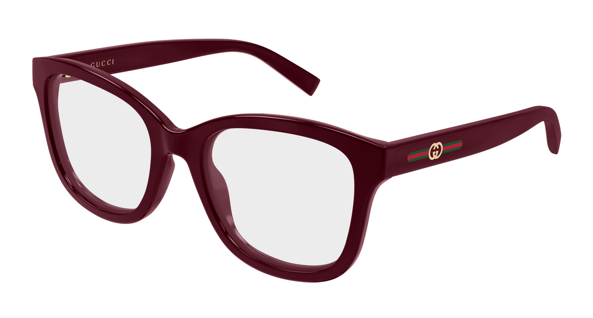 Gucci GG2104O Eyeglasses - Burgundy / Transparent (003)