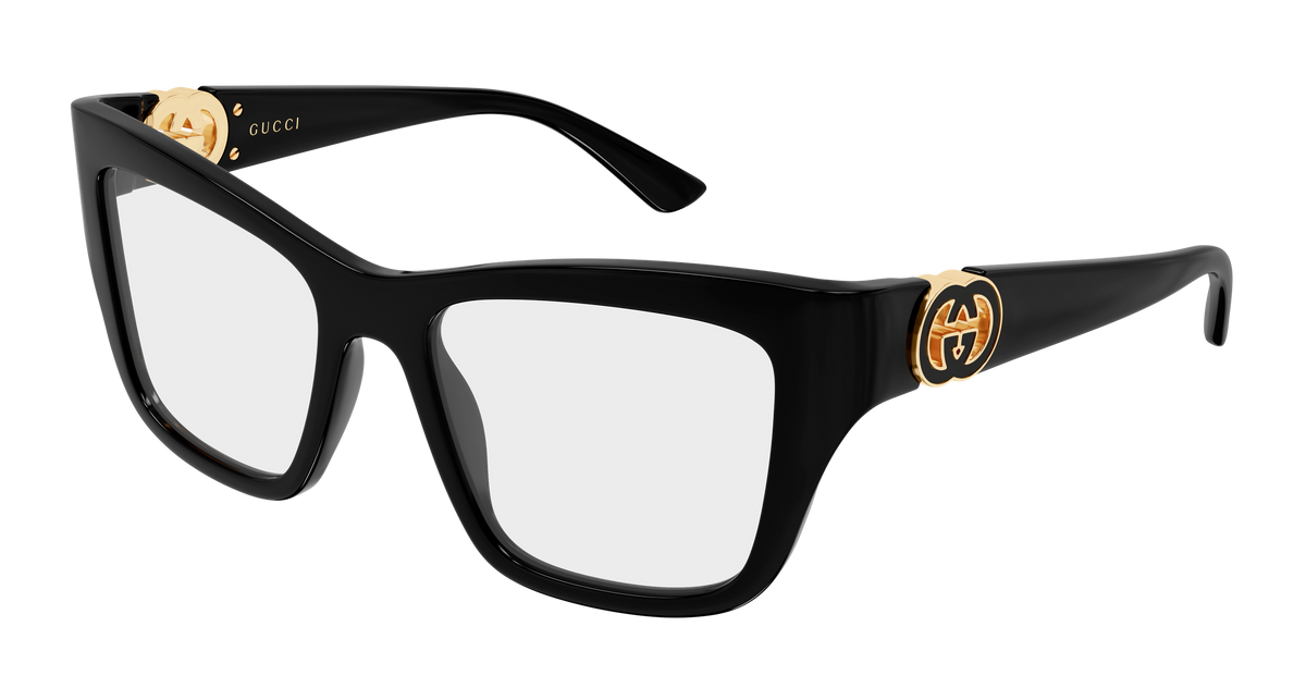 Gucci GG2124O Eyeglasses - Black / Transparent (001)