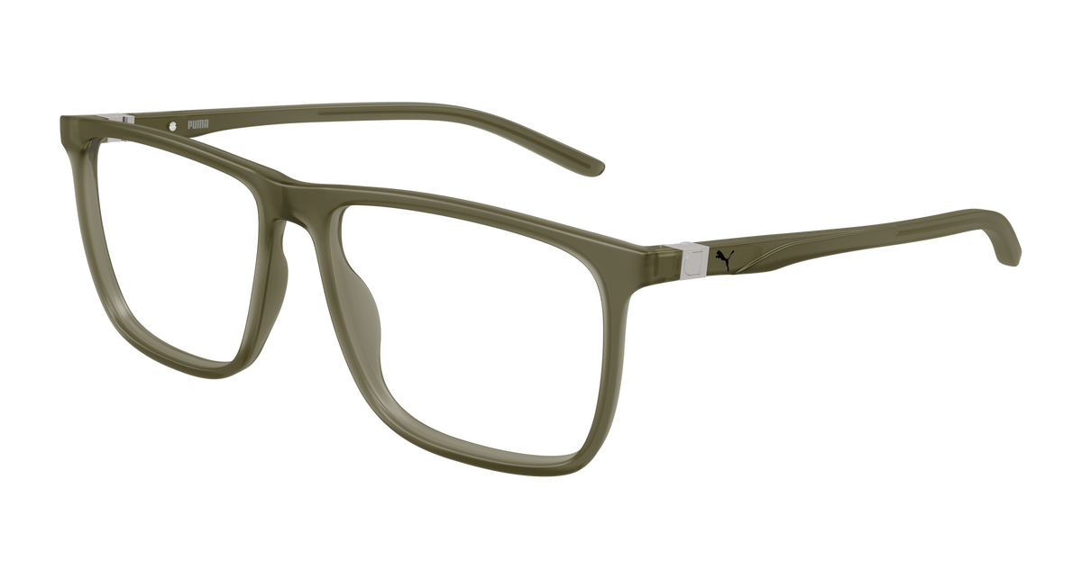 Puma PU0537O Eyeglasses - Green / Transparent (009)