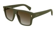 Alexander McQueen AM0550S Sunglasses - Green / Brown (003)