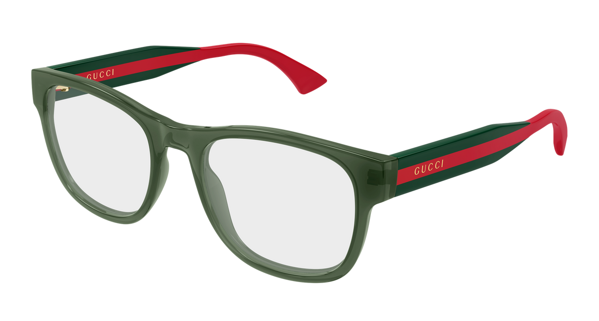 Gucci GG0004ONN Eyeglasses - Green / Transparent (004)