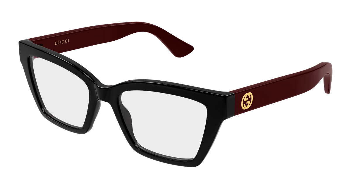 Gucci GG1715O Eyeglasses - Black / Transparent (011)