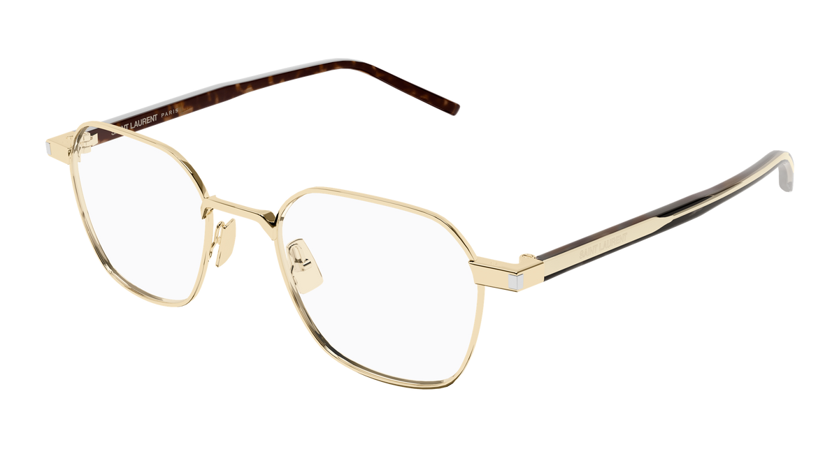 Saint Laurent SL 883 Eyeglasses - Gold / Transparent (006)