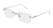 Cartier CT0619O Eyeglasses - Silver / Transparent (002)