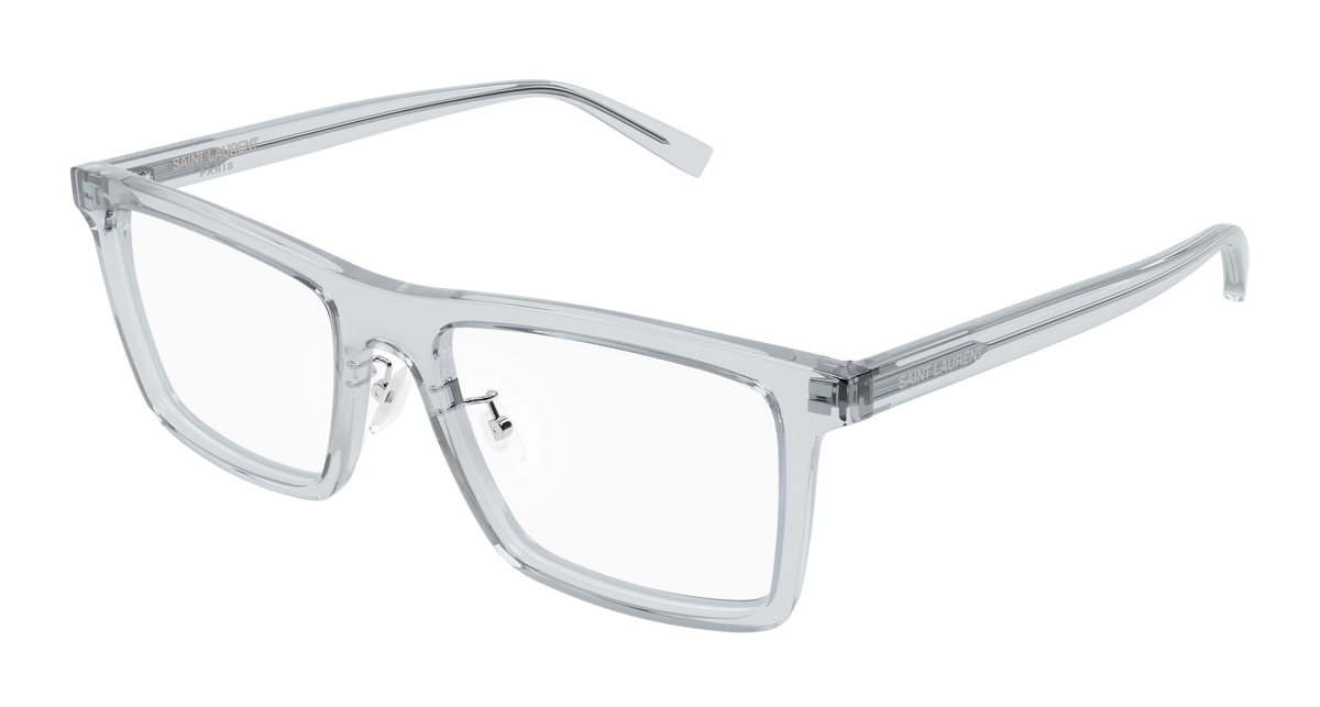 Saint Laurent SL 906/F Eyeglasses - Grey / Transparent (003)