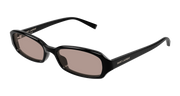 Saint Laurent SL 872 ERIN Sunglasses - Black / Brown (002)