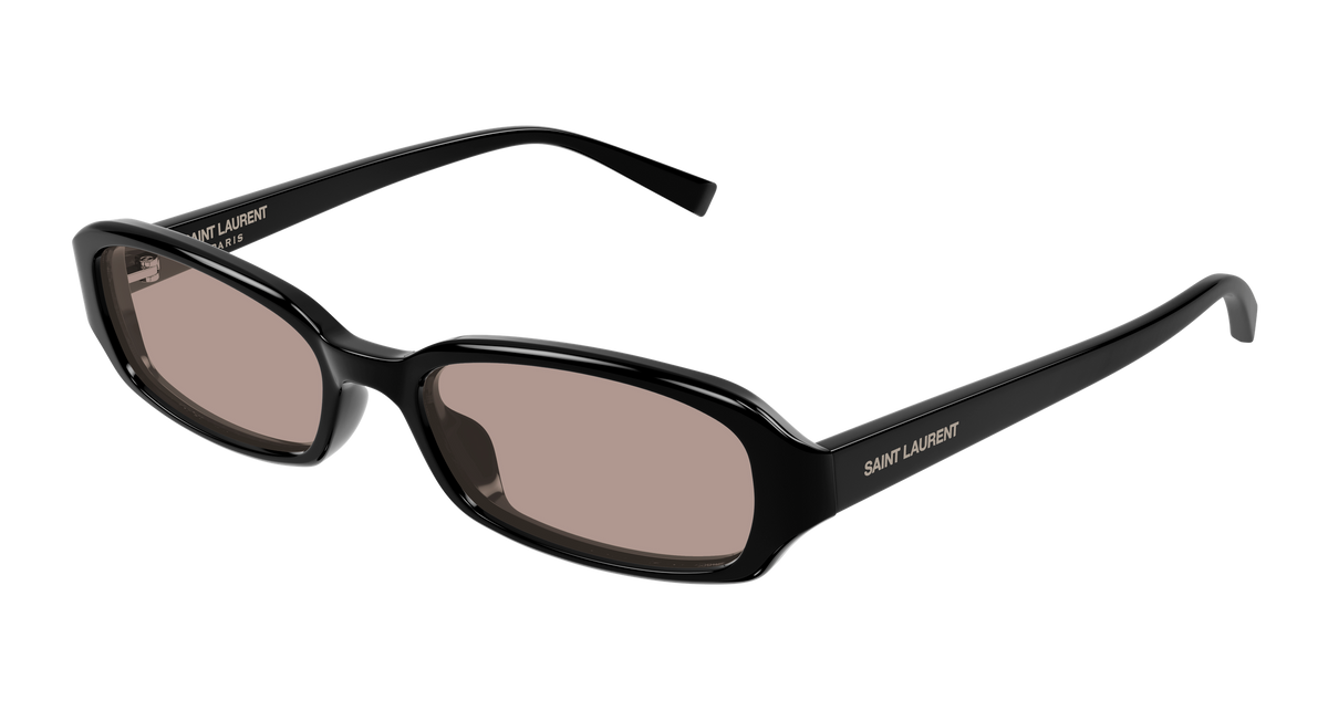 Saint Laurent SL 872 ERIN Sunglasses - Black / Brown (002)