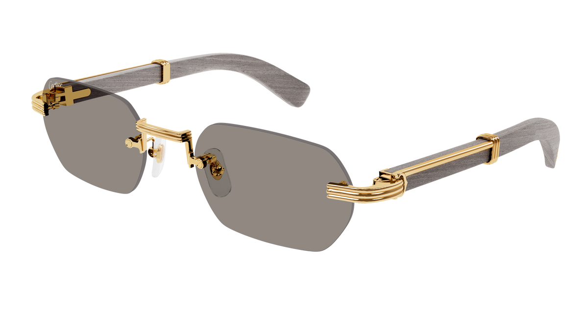 Cartier CT0362S Sunglasses - Gold / Grey (005)