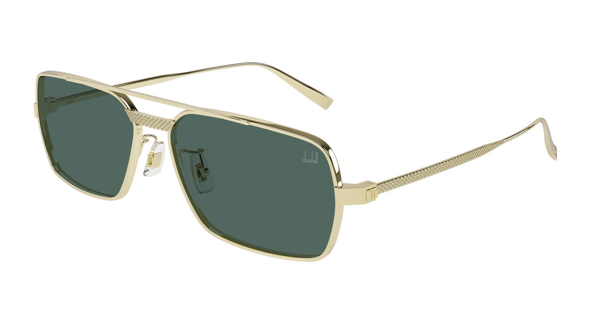 Dunhill DU0076S Sunglasses - Gold / Green (005)