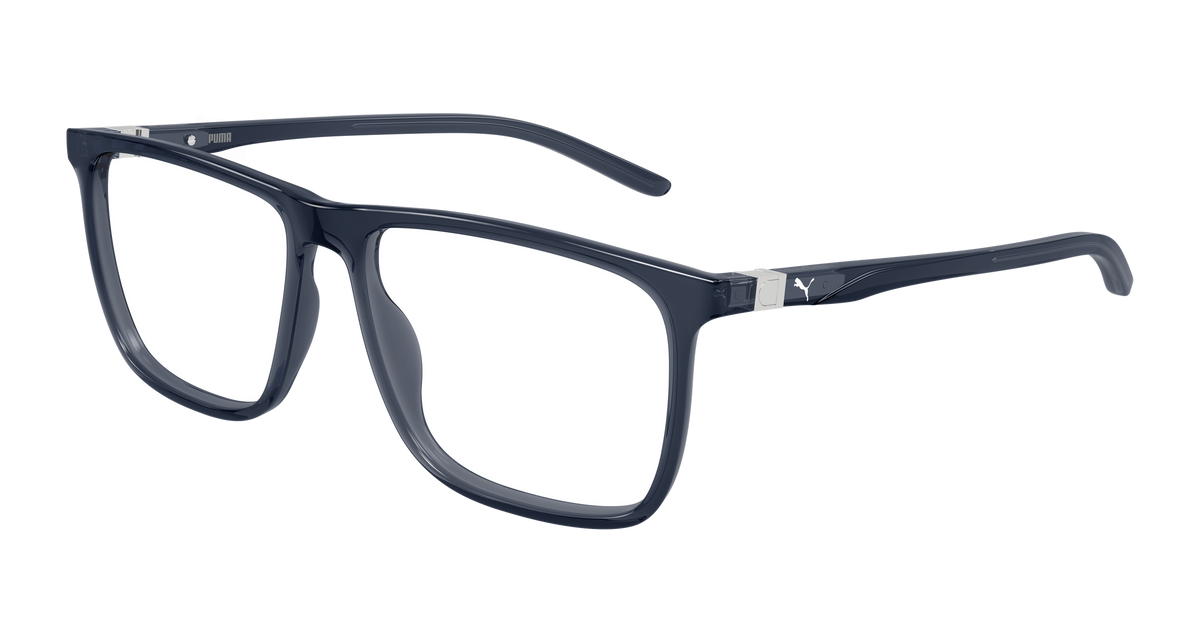 Puma PU0537O Eyeglasses - Blue / Transparent (008)