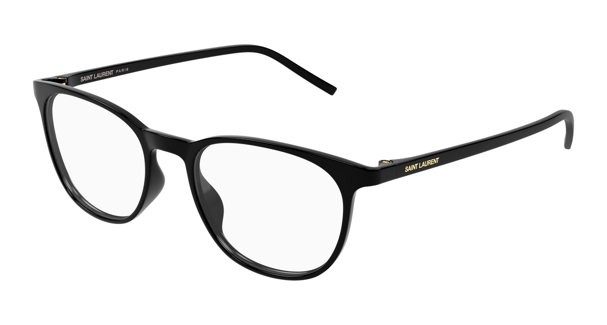 Saint Laurent SL 884 Eyeglasses - Black / Transparent (001)