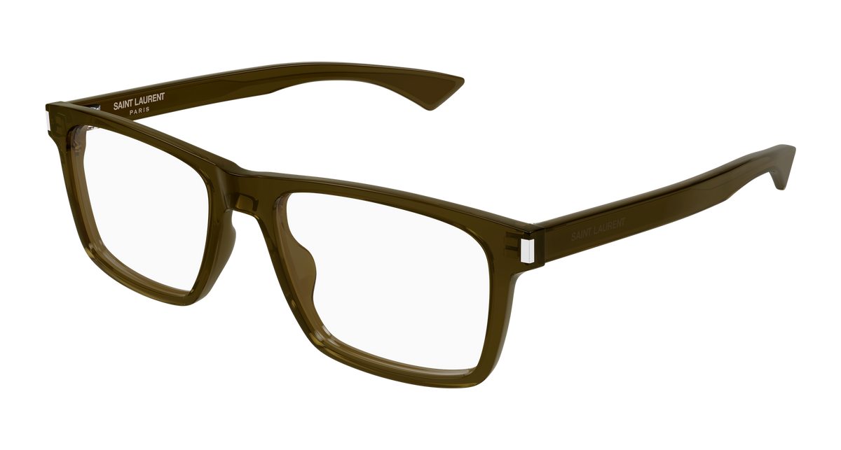 Saint Laurent SL 882 Eyeglasses - Brown / Transparent (009)