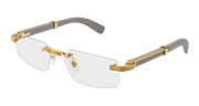 Cartier CT0485O Eyeglasses - Gold / Transparent (005)