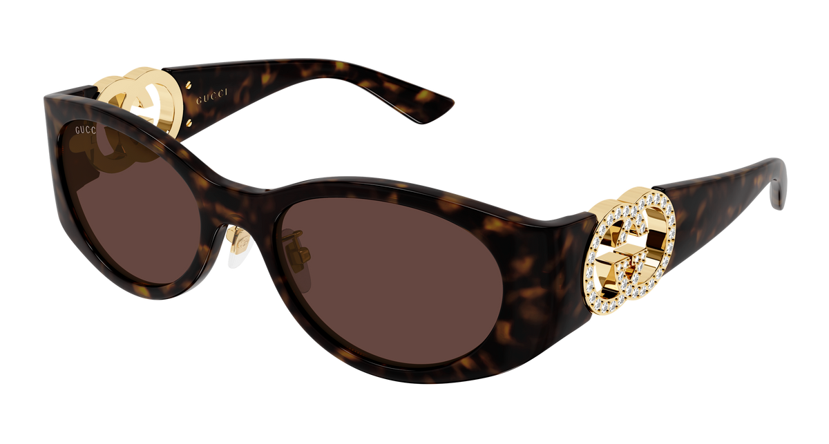 Gucci GG2123SA Sunglasses - Havana / Brown (004)