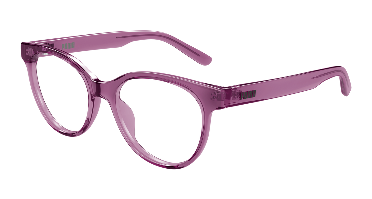 Puma PJ0090O Eyeglasses - Violet / Transparent (005)