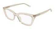 Saint Laurent SL 911 Eyeglasses - Beige / Transparent (004)