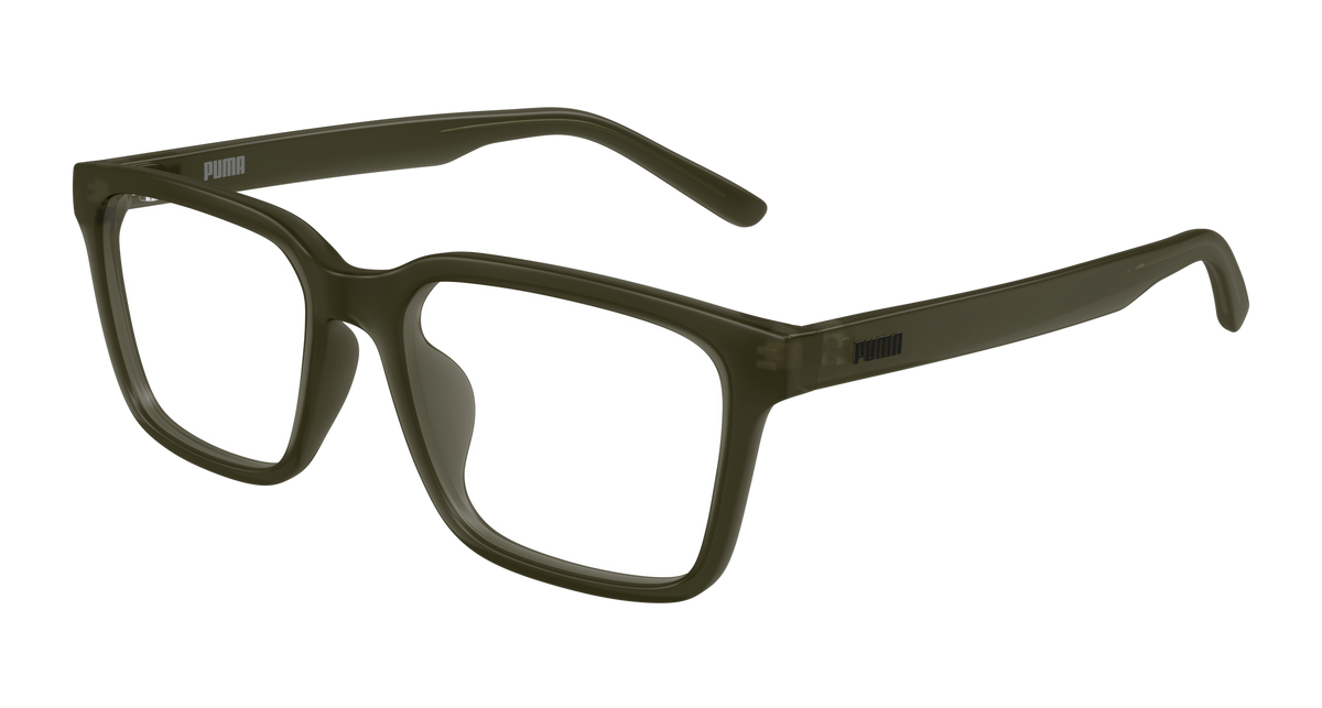 Puma PU0531OA Eyeglasses - Green / Transparent (005)