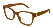 Saint Laurent SL M158 Eyeglasses - Brown / Transparent (005)