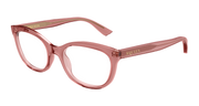 Alexander McQueen AM0569O Eyeglasses - Red / Transparent (005)