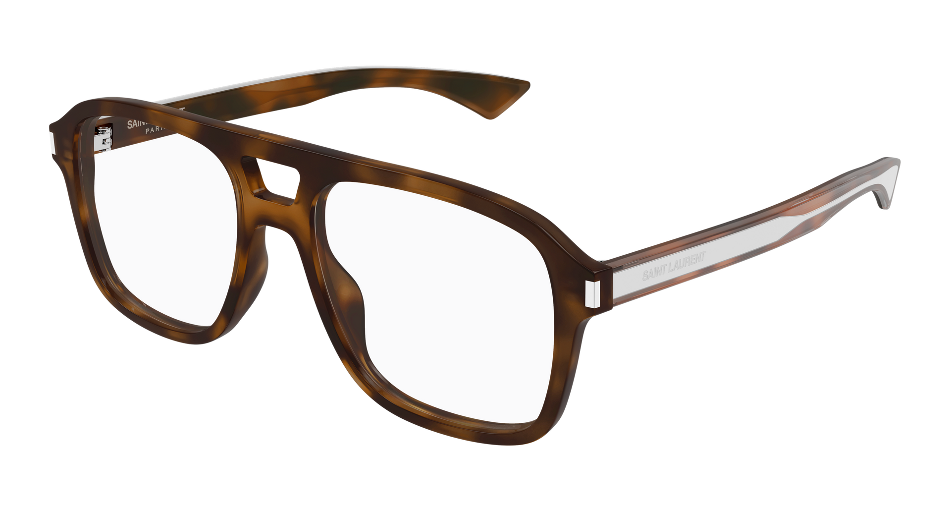 Saint Laurent SL 881 OPT Eyeglasses - Havana / Transparent (003)