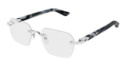 Cartier CT0623O Eyeglasses - Silver / Transparent (005)