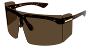 Alexander McQueen AM0594S Sunglasses - Havana / Brown (002)