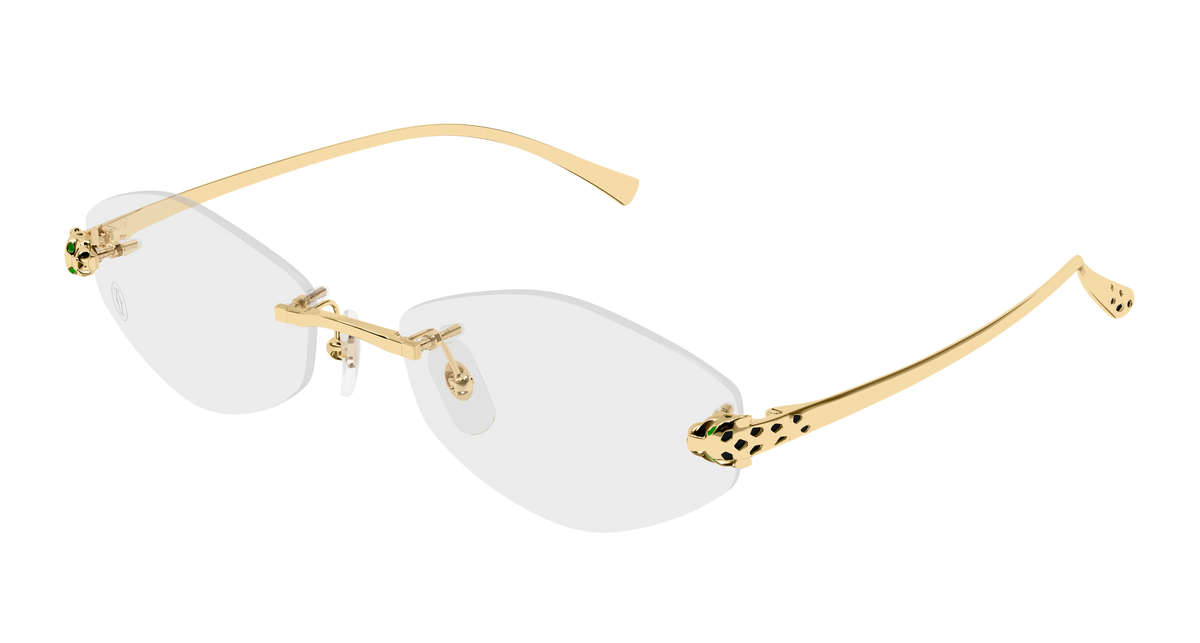 Cartier CT0637O Eyeglasses - Gold / Transparent (001)