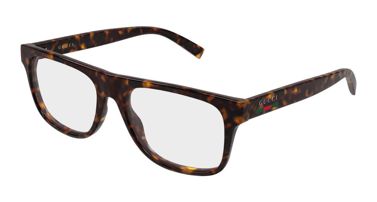 Gucci GG1117ON Eyeglasses - Havana / Transparent (002)