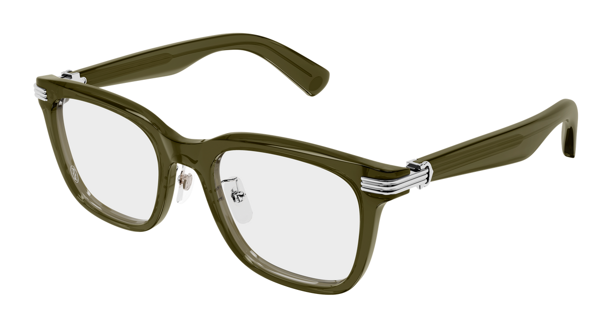 Cartier CT0617OA Eyeglasses - Green / Transparent (004)