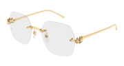 Cartier CT0646O Eyeglasses - Gold / Transparent (001)