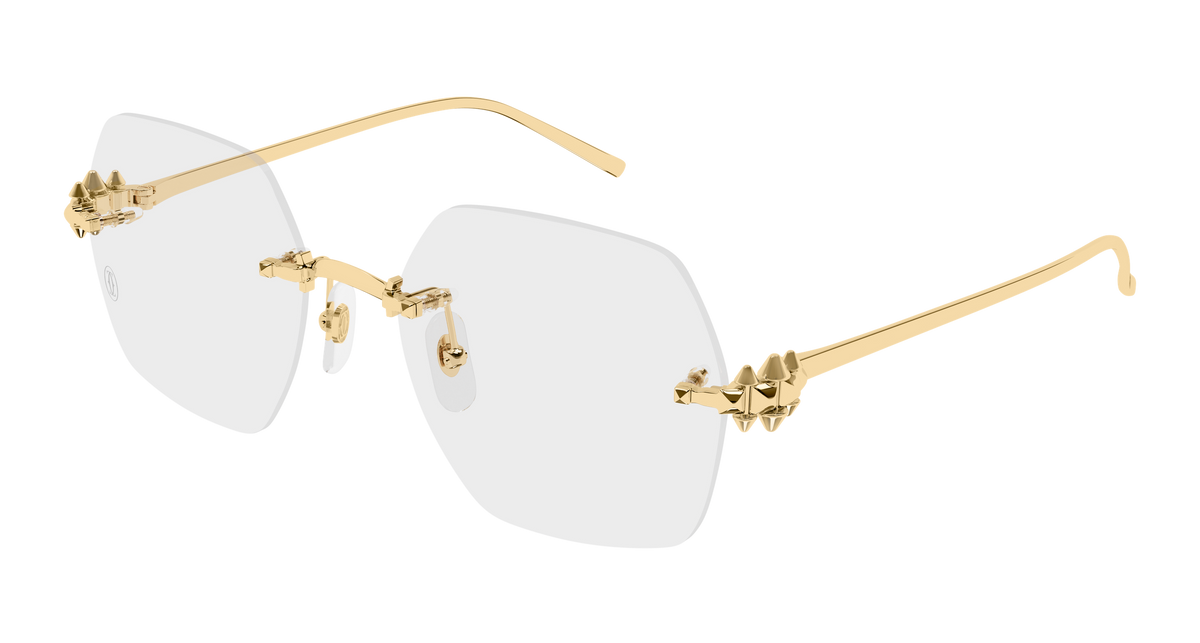 Cartier CT0646O Eyeglasses - Gold / Transparent (001)