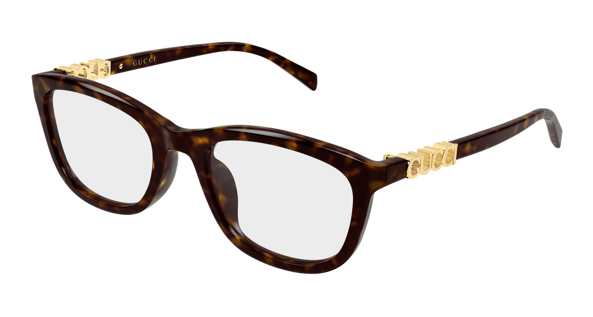 Gucci GG2035OA Eyeglasses - Havana / Transparent (002)