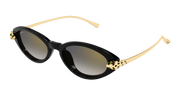 Cartier CT0634S Sunglasses - Black / Grey (001)