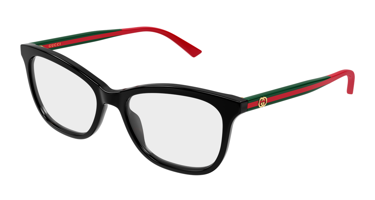 Gucci GG2117O Eyeglasses - Black / Transparent (001)