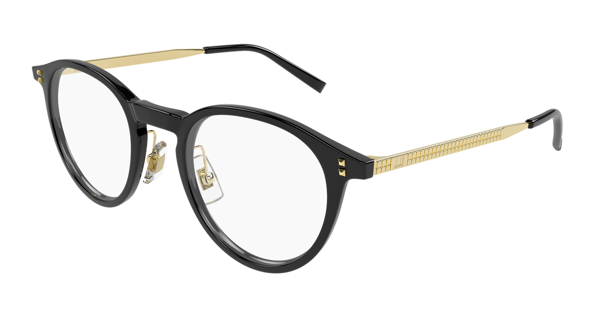 Dunhill DU0126O Eyeglasses - Black / Transparent (001)