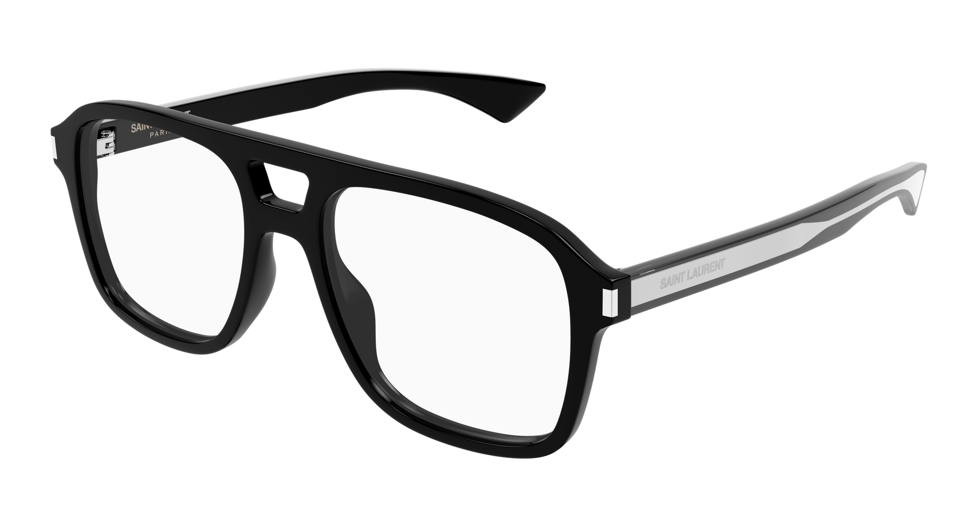 Saint Laurent SL 881 OPT Eyeglasses - Black / Transparent (001)
