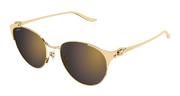Cartier CT0631S Sunglasses - Gold / Grey (001)