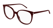 Saint Laurent SL 39 Eyeglasses - Burgundy / Transparent (013)