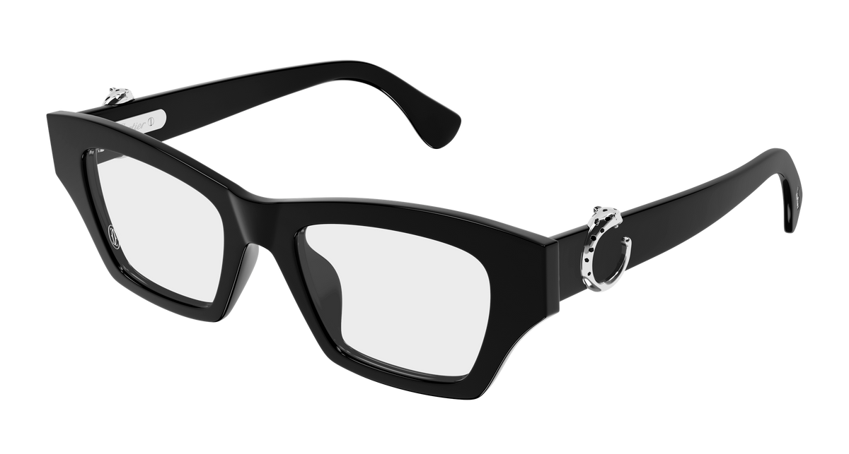 Cartier CT0639O Eyeglasses - Black / Transparent (006)