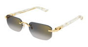 Cartier CT0622S Sunglasses - Gold / Grey (004)